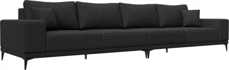 Диван прямой Льюес Лонг Лига Диванов (Замша) арт.126722