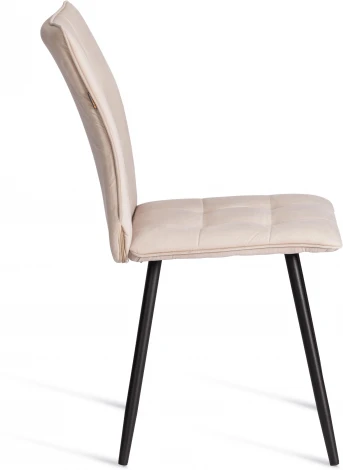 Стул обеденный Bari Tetchair (Флок/Бежевый,Черный) арт.24800