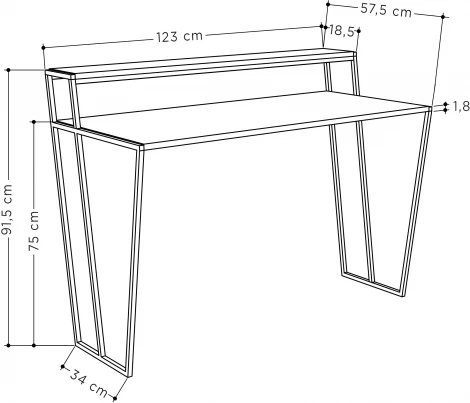 Стол письменный LEVE PAL WORKING TABLE