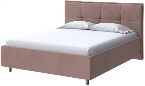 PROxSON Кровать Lino без основания (Ткань: Велюр Ultra Горячий шоколад) 160x200