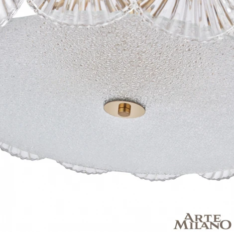 Потолочная люстра на штанге Arte Milano Rim 312009/D400 BS (220V, круглые, ракушка)