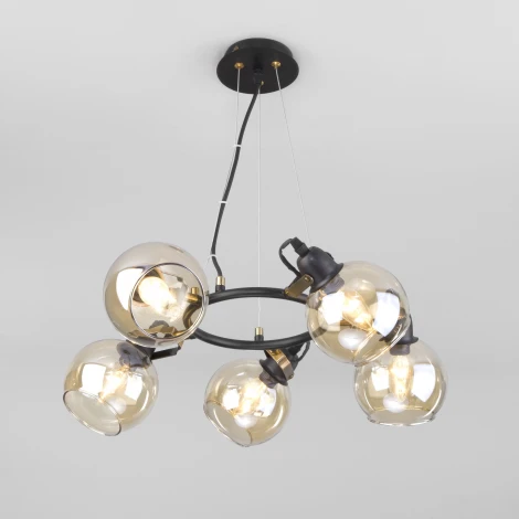 Подвесная люстра Eurosvet Mateo 70119/5 черный