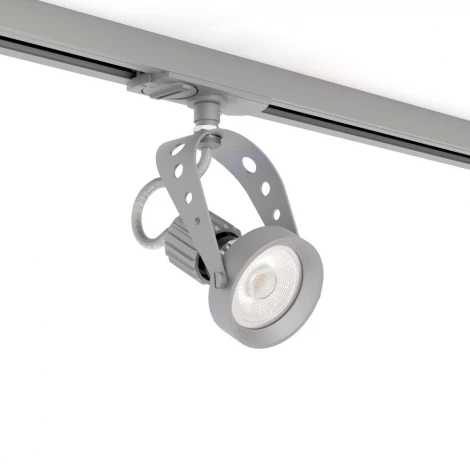 Трековый светильник однофазный 7W 220V Silver RAUMBERG 8127Sv