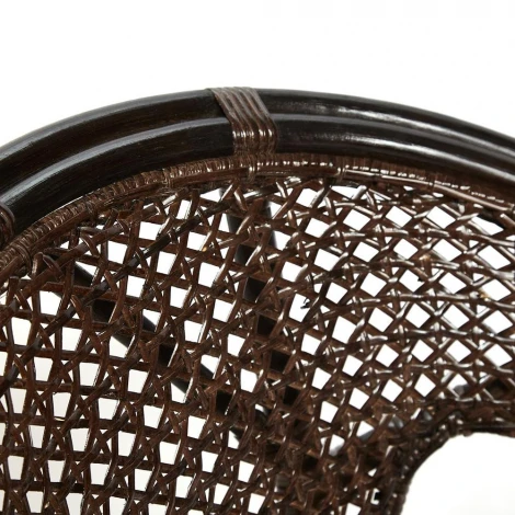 ТЕРРАСНЫЙ КОМПЛЕКТ "PELANGI" (стол со стеклом + 2 кресла) /без подушек/ Honey (мед) (ротанг)