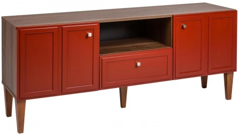 ТВ тумба R-Home Norton кармин