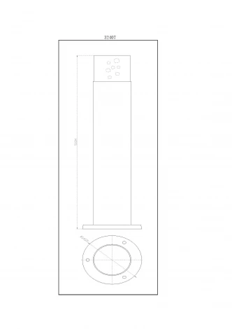 Наземный светильник Globo Monika 32407