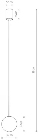 Подвесной светильник Nowodvorski Kier M 10307 (220V, шар)