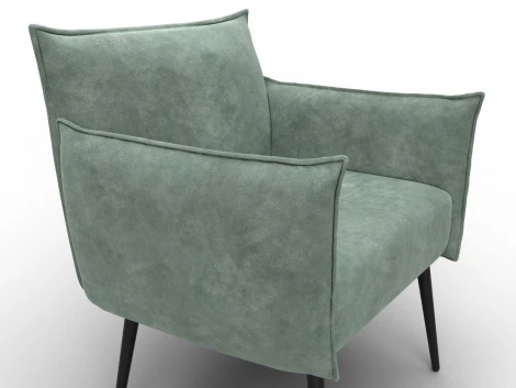 Кресло Лига-083 (Фанера/Металл/Велюр/Зеленый) Лига Диванов 132324