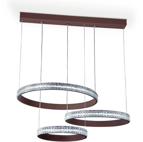 Подвесной светильник Ambrella Acrylica FA6162 (регулировка яркости, LED, 220V, пульт управления, на проводе, кольцо)