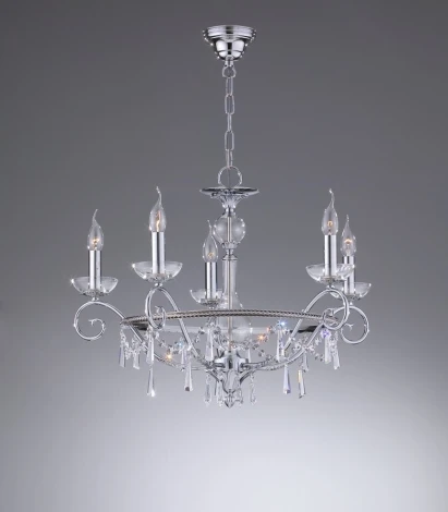 Подвесная люстра Bejorama Irina 2545/5 (220V, на цепи, подсвечник, свеча)