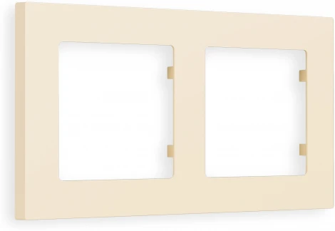 Рамка Ambrella Volt ALFA Techno (Бежевый матовый) 2-ая AF220332