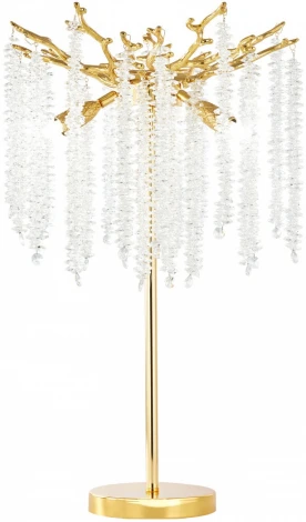 Интерьерная настольная лампа хрустальная Arte Milano Milano-1 23131.320-610.3.E14.A GD (220V)