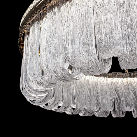 Подвесная люстра светодиодная с пультом Modelux ML.9542.800 GD