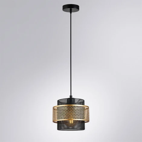 Подвесной светильник Arte Lamp Grid A7069SP-1BK (220V, на проводе, круглые)