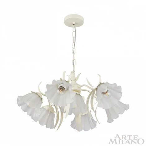 Подвесная люстра Arte Milano Napoli 316066/D680/7 IV (220V, на цепи, цветы, листья)