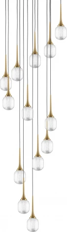 Подвесная люстра каскадная Lightstar Acrile 738131 (LED, 220V, на проводе)