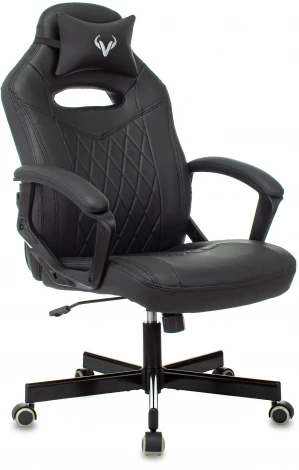Кресло игровое Zombie VIKING 6 KNIGHT черный эко.кожа с подголов. крестовина металл