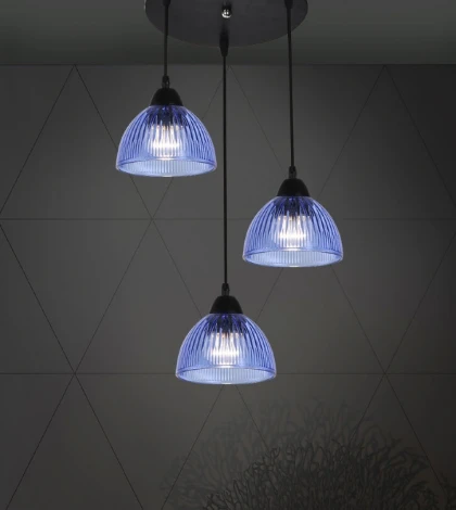 Подвесной светильник Wedo Light Dzhenis WD4004/3P-BK-BL