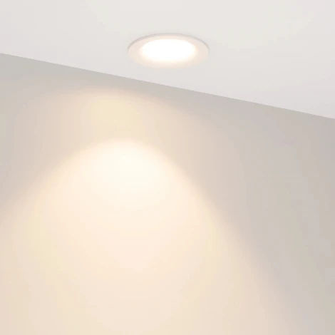 Встраиваемый точечный светильник MS-FOGGY-BUILT-R86-10W Warm3000 (WH, 36 deg, 230V) (Arlight, IP54 Металл) 044610 (LED)