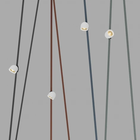 Трековый светильник 48V Denkirs Belty Spot DK5541-WH+BK (LED)