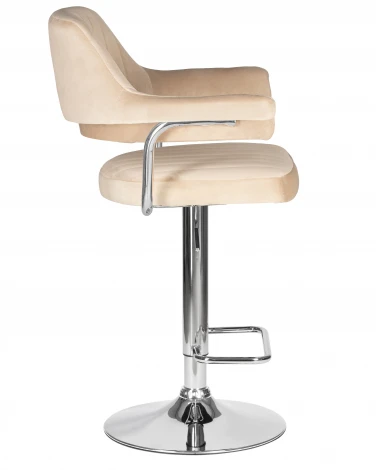 Стул барный DOBRIN CHARLY (бежевый велюр (MJ9-10))