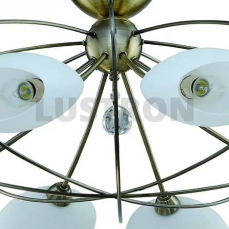 Потолочная люстра IDLamp Perlite 818/8PF-Oldbronze