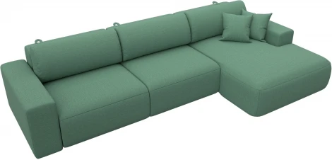 Диван угловой Лига-036 НПБ Классик Лонг правый угол Лига Диванов (Рогожка) арт.124679