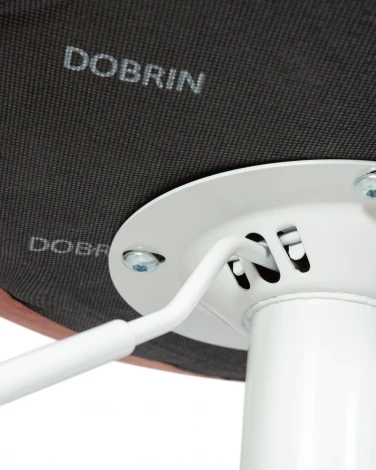 Набор 2 шт стул барный DOBRIN TAILOR WHITE (пудрово-розовый велюр (MJ9-32))