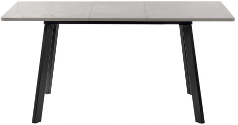 Стол Dublin раскладной 120-160х80х75 серый мрамор с чёрными ножками Bradex Home RF 0415