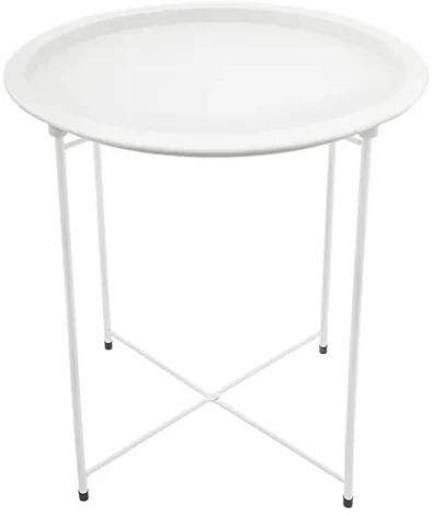 Столик складной Handy Home металл ОГОГО 823218 (белый)