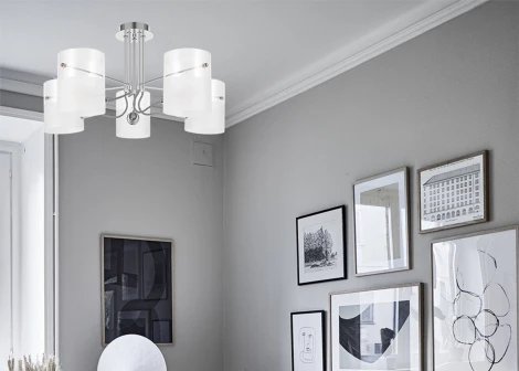 Потолочная люстра на штанге Freya Ampera FR2023PL-05CH