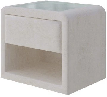 PROxSON Тумба Cube (Ткань: Велюр Лофти Лён) 52x41