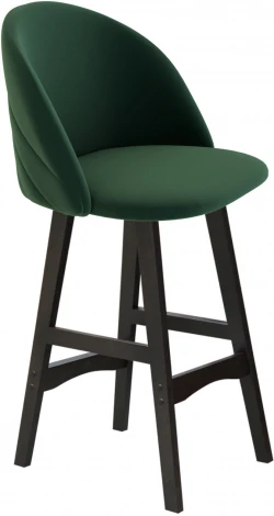 Стул полубарный SHT-ST35-2/S65-1 лиственно-зеленый/венге от фабрики Sheffilton