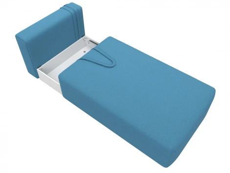 Модуль канапе Лига-060 НПБ (ЛДСП,Брус,Фанера,Рогожка/Голубой) Лига Диванов 129731