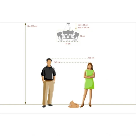 Подвесная люстра DeMarkt Бремен 606011518