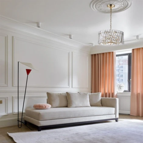 Подвесная люстра Lumien Hall Pauline LH0044/8P-GD-CL