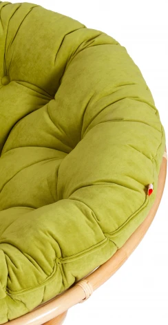 Кресло "PAPASAN ECO"  P115-1/SP STD / c подушкой, ремешками (Светлое дерево)