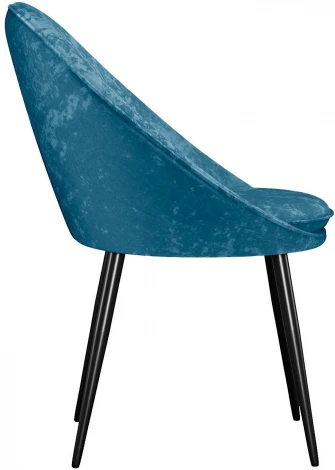 Стул DikLine 234 поворотный, M19 бирюза, ножки черные арт.00-00076174