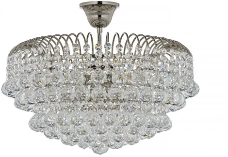 Потолочная люстра на штанге Arti Lampadari Empoli E 1.2.40.100 N (220V, хрусталь, круглые)