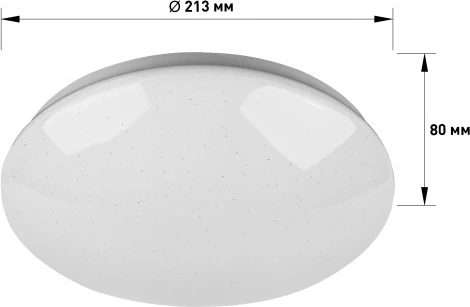 Потолочный светильник светодиодный ЭРА SPB-6-12-4K Element