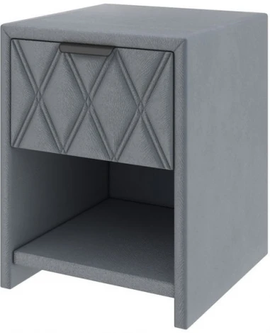 PROxSON Тумба Side (Ткань: Велюр Forest 17 Серый) 44x45