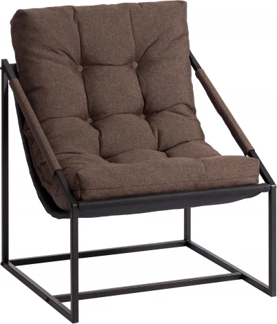 Кресло Charli / Чарли без подлокотника Tetchair (Рогожка/Коричневый) арт.24901