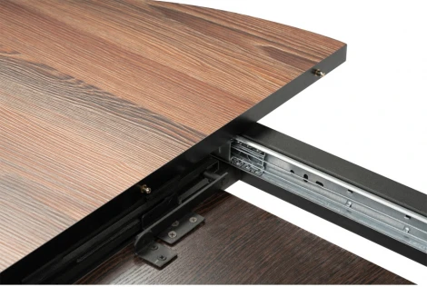 Обеденная группа Woodville Ирта дерево / желтый / черный глянец 513079