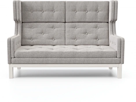 Диван Arsko Айверс Хай Беленый дуб рогожка серая