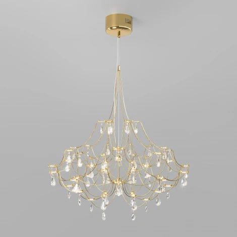 Светодиодная люстра с декором из хрусталя и с пультом дистанционного управления Bogate's Adit 90400 LED