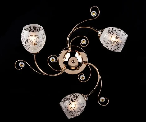 Потолочная люстра Eurosvet 9677 9677/3 золото