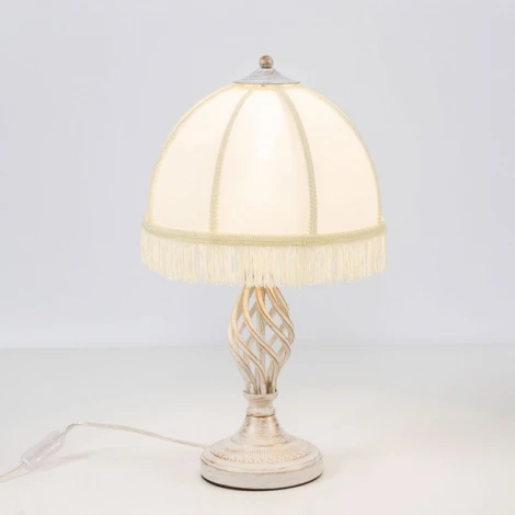 Интерьерная настольная лампа бахрома с выключателем Citilux Базель CL407801