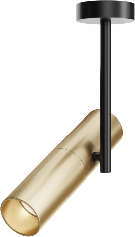 Потолочный светильник Elti GU10 1x50Вт Maytoni Technical C020CL-01GB (220V, круглые)