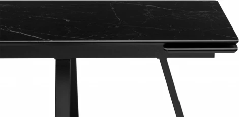 Керамический стол Notta Памелла 140(200)х80 черный мрамор shakespeare black / черный арт.612194