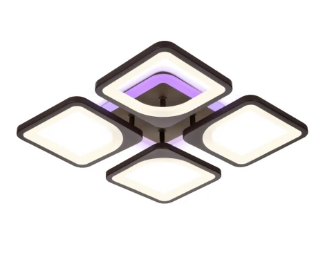 Потолочная люстра Ambrella Acrylica Original FA442 (регулировка яркости, LED, 220V, пульт управления, управление смартфоном, умный дом - PC.Lamper)